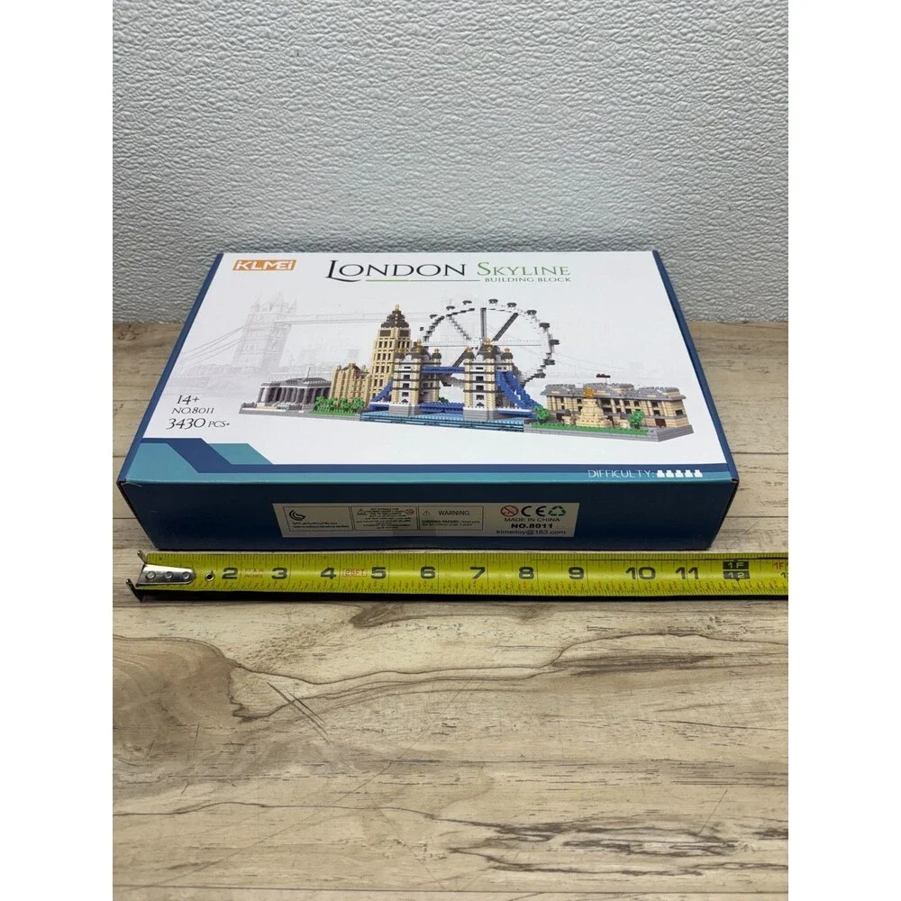 KLMEI London Skyline Building Block Set No 8011 3430pcs New